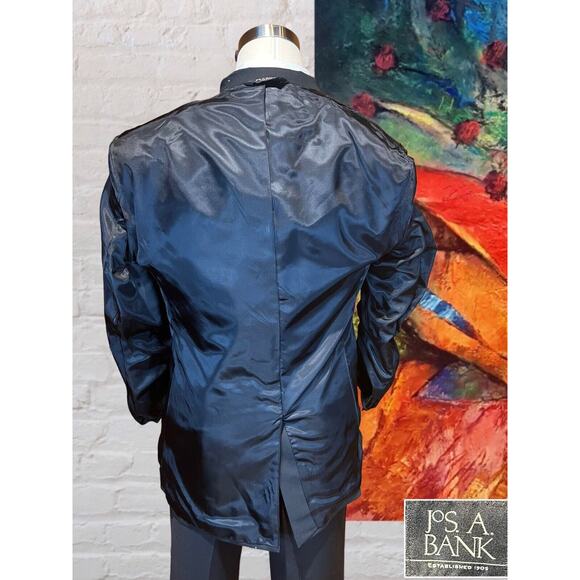 New Jos. A. Bank 44L Men's Black Natural Stretch Business Suit Jacket NWT - Picture 8 of 16